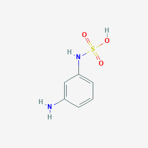 molecular formula C6H8N2O3S B14486333 (3-Aminophenyl)sulfamic acid CAS No. 63711-66-0