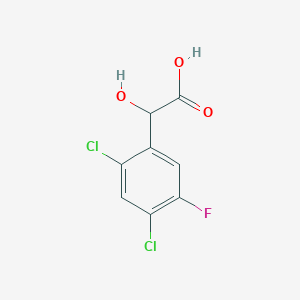molecular formula C8H5Cl2FO3 B1448635 2,4-Dichloro-5-fluoromandelic acid CAS No. 1803854-04-7