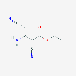 Ethyl 3-amino-2,4-dicyanobut-2-enoate