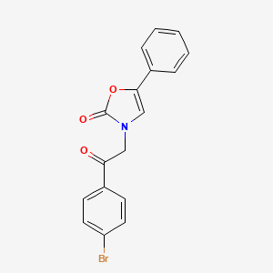 3-[2-(4-Bromophenyl)-2-oxoethyl]-5-phenyl-1,3-oxazol-2(3H)-one