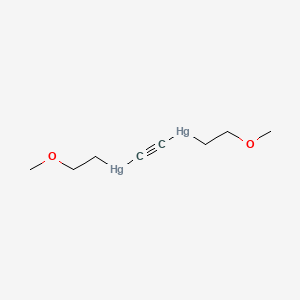 Acetylene, bis(2-methoxyethylmercuri)-