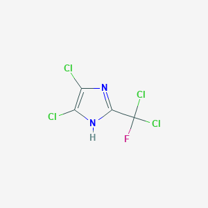 4,5-Dichloro-2-[dichloro(fluoro)methyl]-1H-imidazole