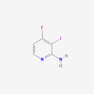 molecular formula C5H4FIN2 B1448642 4-Fluoro-3-iodopyridin-2-amine CAS No. 1805602-68-9