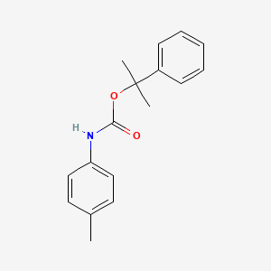 molecular formula C17H19NO2 B14486422 2-Phenylpropan-2-yl (4-methylphenyl)carbamate CAS No. 64149-51-5