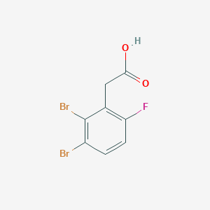 2,3-Dibromo-6-fluorophenylacetic acid