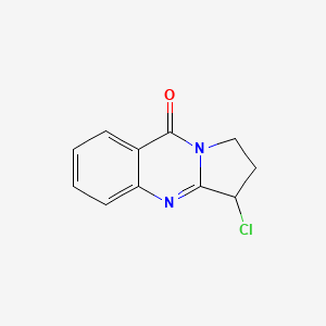 Pyrrolo[2,1-b]quinazolin-9(1H)-one, 3-chloro-2,3-dihydro-