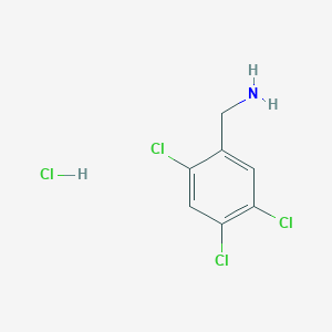 (2,4,5-Trichlorophenyl)methanamine hydrochloride