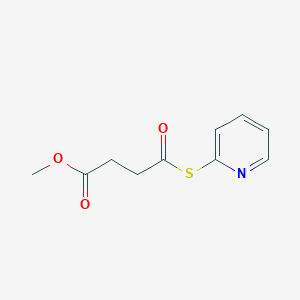 Methyl 4-oxo-4-[(pyridin-2-yl)sulfanyl]butanoate