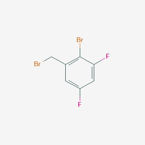 molecular formula C7H4Br2F2 B1448656 2-溴-3,5-二氟苄溴 CAS No. 1807071-26-6