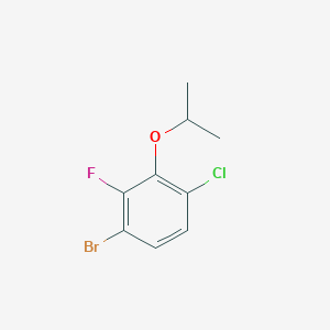 molecular formula C9H9BrClFO B1448659 1-Bromo-4-chloro-2-fluoro-3-isopropoxybenzene CAS No. 943830-17-9