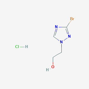 2-(3-bromo-1H-1,2,4-triazol-1-yl)ethan-1-ol hydrochloride