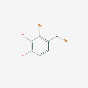 molecular formula C7H4Br2F2 B1448665 2-Bromo-3,4-difluorobenzyl bromide CAS No. 1805523-88-9