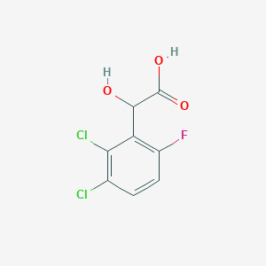 molecular formula C8H5Cl2FO3 B1448668 2,3-Dichloro-6-fluoromandelic acid CAS No. 1806276-21-0