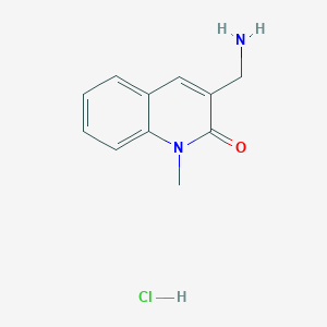 3-(aminomethyl)-1-methylquinolin-2(1H)-one hydrochloride