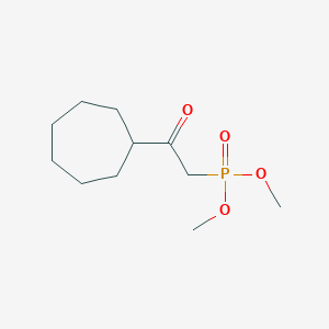 Dimethyl (2-cycloheptyl-2-oxoethyl)phosphonate