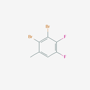 molecular formula C7H4Br2F2 B1448690 2,3-Dibromo-4,5-difluorotoluene CAS No. 1806327-16-1