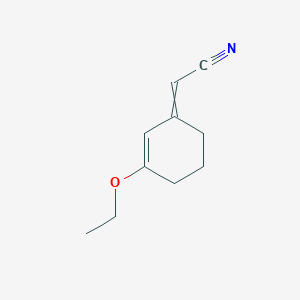 (3-Ethoxycyclohex-2-en-1-ylidene)acetonitrile