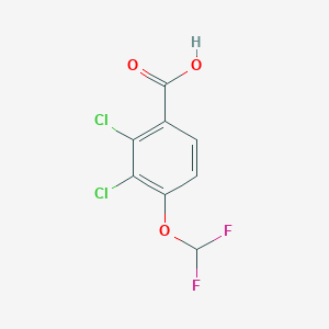 2,3-Dichloro-4-(difluoromethoxy)benzoic acid