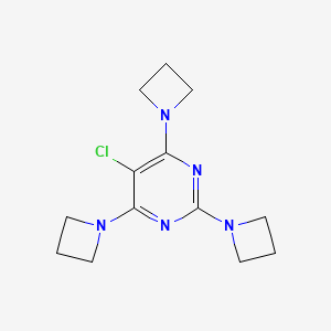 Pyrimidine, 5-chloro-2,4,6-tris(1-aziridinyl)-