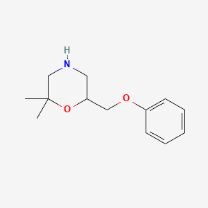 2,2-Dimethyl-6-(phenoxymethyl)morpholine