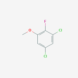 molecular formula C7H5Cl2FO B1448708 3,5-Dichloro-2-fluoroanisole CAS No. 1803834-92-5