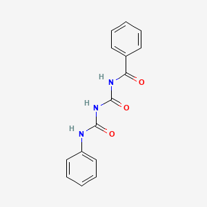 Benzamide, N-[[[(phenylamino)carbonyl]amino]carbonyl]-