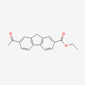 Ethyl 7-acetyl-9H-fluorene-2-carboxylate