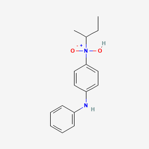 (4-Anilinophenyl)butan-2-ylazinic acid