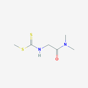 N,N-Dimethyl-N~2~-[(methylsulfanyl)carbonothioyl]glycinamide