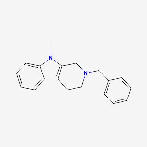 2-Benzyl-9-methyl-2,3,4,9-tetrahydro-1H-beta-carboline