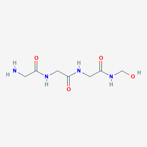 Glycylglycyl-N-(hydroxymethyl)glycinamide