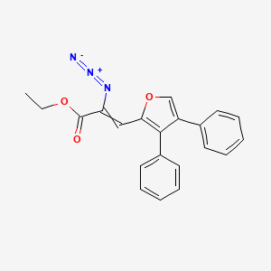 Ethyl 2-azido-3-(3,4-diphenylfuran-2-yl)prop-2-enoate