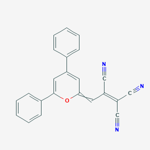 3-(4,6-Diphenyl-2H-pyran-2-ylidene)prop-1-ene-1,1,2-tricarbonitrile