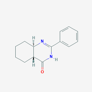 (4aR,8aR)-2-Phenyl-4a,5,6,7,8,8a-hexahydroquinazolin-4(3H)-one