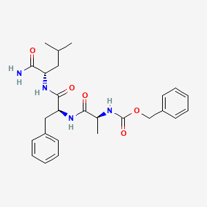 molecular formula C26H34N4O5 B14487233 N-[(Benzyloxy)carbonyl]-L-alanyl-L-phenylalanyl-L-leucinamide CAS No. 65118-56-1