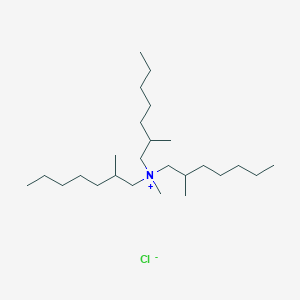 N,2-Dimethyl-N,N-bis(2-methylheptyl)heptan-1-aminium chloride