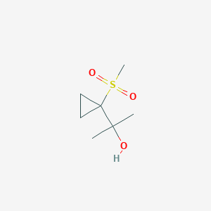 2-(1-Methanesulfonylcyclopropyl)propan-2-ol