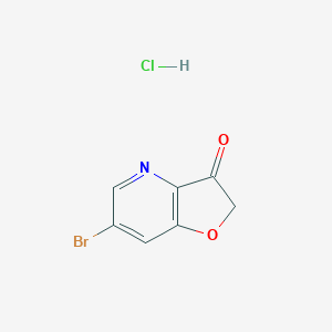 6-bromo-2H,3H-furo[3,2-b]pyridin-3-one hydrochloride
