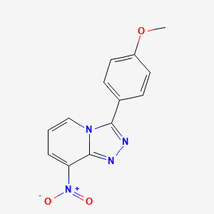 3-(4-Methoxyphenyl)-8-nitro[1,2,4]triazolo[4,3-a]pyridine