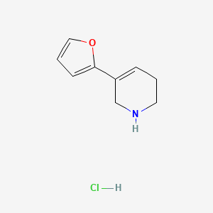 5-(Furan-2-yl)-1,2,3,6-tetrahydropyridine hydrochloride