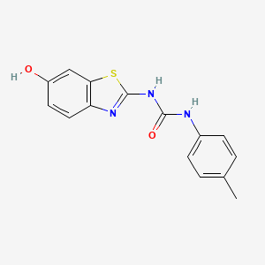 N-(6-Hydroxy-1,3-benzothiazol-2-yl)-N'-(4-methylphenyl)urea