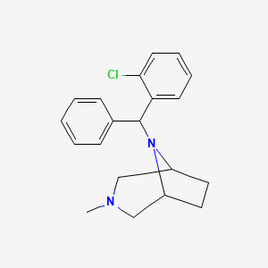 8-(o-Chlorodiphenyl)methyl-3-methyl-3,8-diazabicyclo(3.2.1)octane