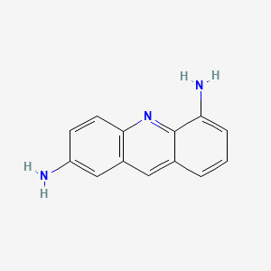 molecular formula C13H11N3 B14487280 2,5-Acridinediamine CAS No. 64414-76-2