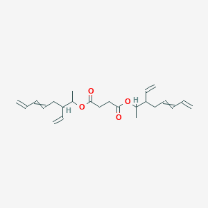 molecular formula C24H34O4 B14487288 Bis(3-ethenylocta-5,7-dien-2-yl) butanedioate CAS No. 65143-33-1