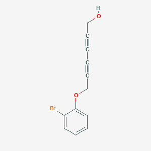 6-(2-Bromophenoxy)hexa-2,4-diyn-1-OL