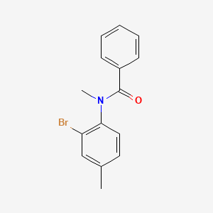 molecular formula C15H14BrNO B14487344 N-(2-Bromo-4-methylphenyl)-N-methylbenzamide CAS No. 65814-47-3