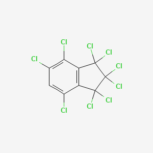 1,1,2,2,3,3,4,5,7-Nonachloro-2,3-dihydro-1H-indene