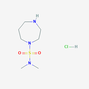 N,N-dimethyl-1,4-diazepane-1-sulfonamide hydrochloride