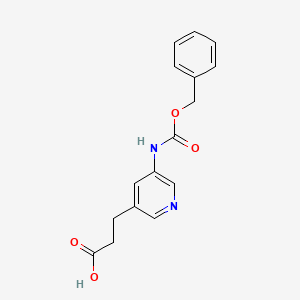 3-(5-(((Benzyloxy)carbonyl)amino)pyridin-3-yl)propanoic acid