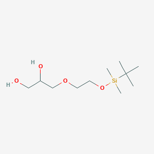 3-[2-(tert-Butyl-dimethylsilanyloxy)ethoxy]propane-1,2-diol